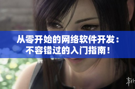 從零開始的網(wǎng)絡軟件開發(fā)：不容錯過的入門指南！