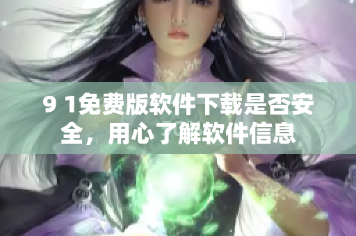 9 1免費(fèi)版軟件下載是否安全，用心了解軟件信息