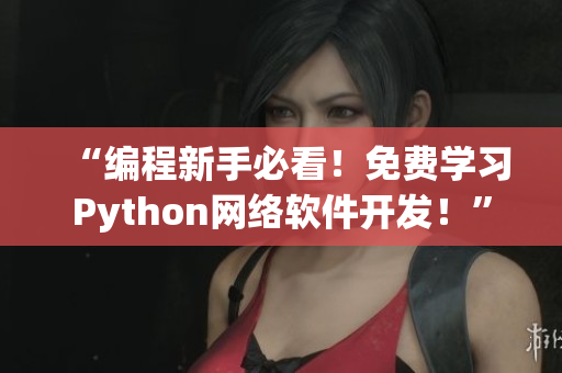 “編程新手必看！免費(fèi)學(xué)習(xí)Python網(wǎng)絡(luò)軟件開發(fā)！”