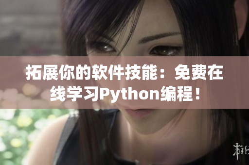 拓展你的軟件技能：免費(fèi)在線學(xué)習(xí)Python編程！