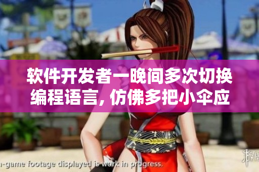 軟件開發(fā)者一晚間多次切換編程語言, 仿佛多把小傘應(yīng)對(duì)陣陣細(xì)雨