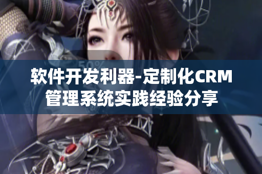 軟件開發(fā)利器-定制化CRM管理系統(tǒng)實(shí)踐經(jīng)驗(yàn)分享