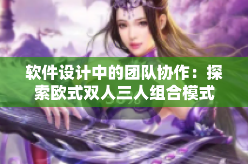 軟件設(shè)計中的團(tuán)隊協(xié)作：探索歐式雙人三人組合模式