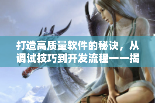 打造高質(zhì)量軟件的秘訣，從調(diào)試技巧到開發(fā)流程一一揭秘