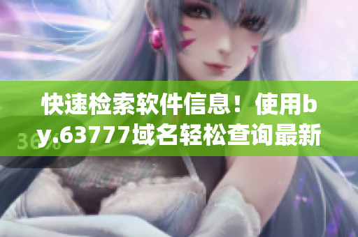 快速檢索軟件信息！使用by.63777域名輕松查詢最新軟件版本
