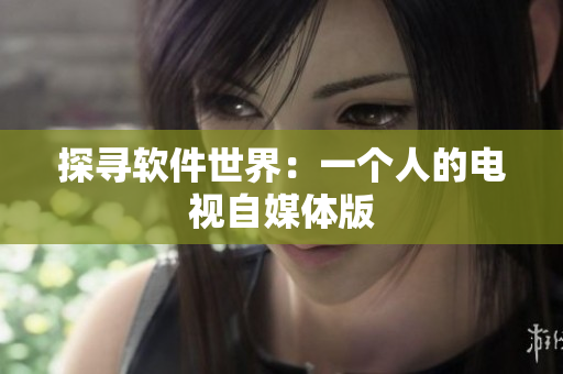 探尋軟件世界：一個人的電視自媒體版