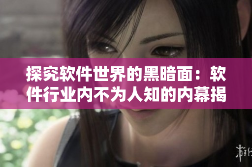 探究軟件世界的黑暗面：軟件行業(yè)內不為人知的內幕揭露