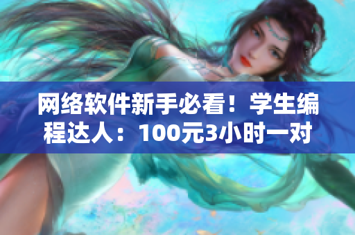 網(wǎng)絡(luò)軟件新手必看！學(xué)生編程達(dá)人：100元3小時一對一指導(dǎo)電話服務(wù)
