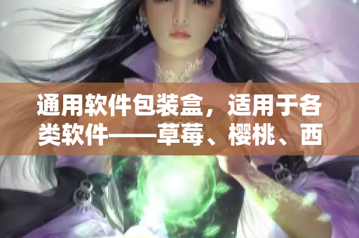 通用軟件包裝盒，適用于各類軟件——草莓、櫻桃、西瓜、榴蓮皆可使用！