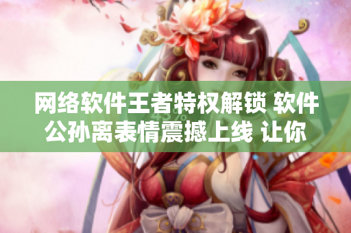 網(wǎng)絡軟件王者特權(quán)解鎖 軟件公孫離表情震撼上線 讓你臉紅流淚！