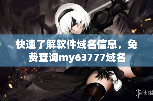 快速了解軟件域名信息，免費(fèi)查詢my63777域名