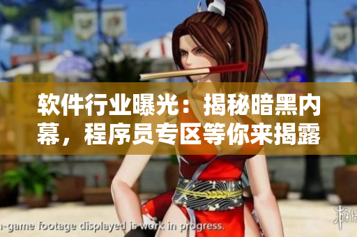 軟件行業(yè)曝光：揭秘暗黑內(nèi)幕，程序員專區(qū)等你來揭露!