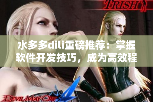 水多多dili重磅推薦：掌握軟件開發(fā)技巧，成為高效程序員！