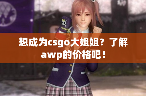 想成為csgo大姐姐？了解awp的價格吧！