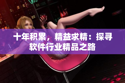 十年積累，精益求精：探尋軟件行業(yè)精品之路