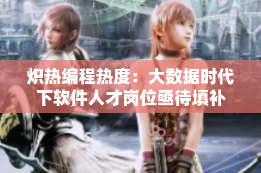 熾熱編程熱度：大數(shù)據(jù)時(shí)代下軟件人才崗位亟待填補(bǔ)