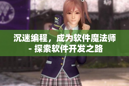 沉迷編程，成為軟件魔法師 - 探索軟件開發(fā)之路