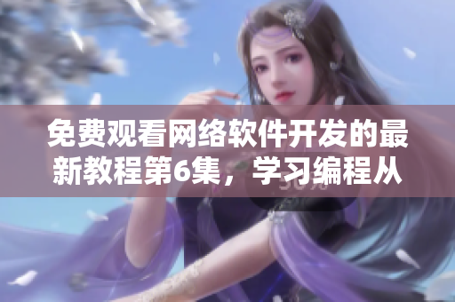 免費(fèi)觀看網(wǎng)絡(luò)軟件開發(fā)的最新教程第6集，學(xué)習(xí)編程從基礎(chǔ)到高級(jí)技巧!