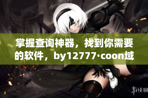 掌握查詢神器，找到你需要的軟件，by12777·coon域名查詢教程來襲！