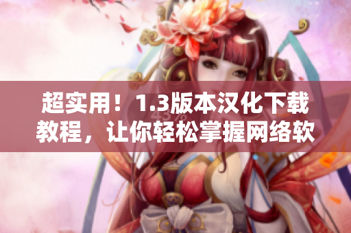 超實(shí)用！1.3版本漢化下載教程，讓你輕松掌握網(wǎng)絡(luò)軟件的新玩法！