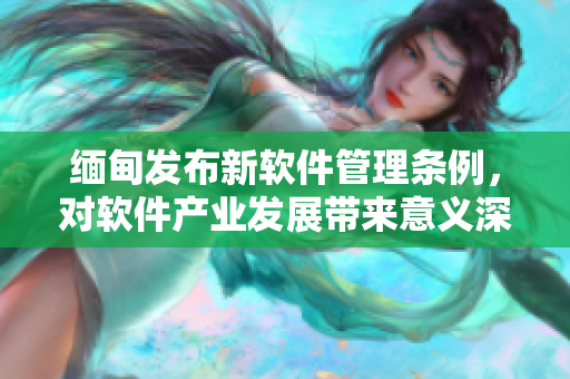 緬甸發(fā)布新軟件管理?xiàng)l例，對軟件產(chǎn)業(yè)發(fā)展帶來意義深遠(yuǎn)的影響