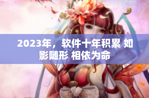 2023年，軟件十年積累 如影隨形 相依為命