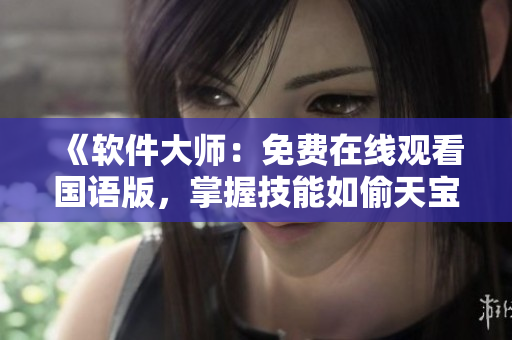 《軟件大師：免費(fèi)在線觀看國語版，掌握技能如偷天寶鑒》