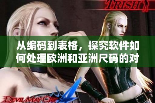 從編碼到表格，探究軟件如何處理歐洲和亞洲尺碼的對應(yīng)關(guān)系