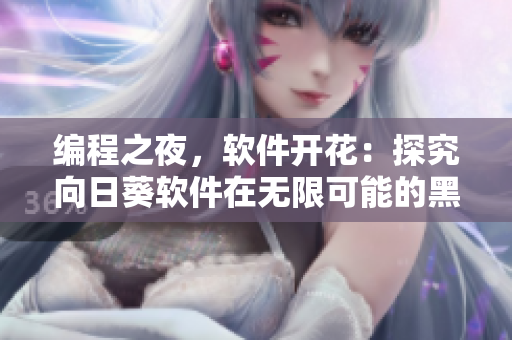 編程之夜，軟件開花：探究向日葵軟件在無限可能的黑夜中的綻放