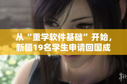 從“重學(xué)軟件基礎(chǔ)”開始，新疆19名學(xué)生申請回國成為軟件工程師