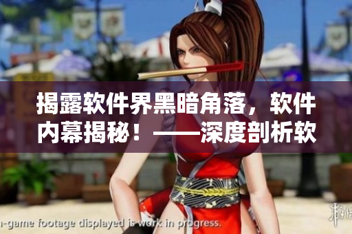 揭露軟件界黑暗角落，軟件內(nèi)幕揭秘！——深度剖析軟件行業(yè)內(nèi)部黑色產(chǎn)業(yè)鏈