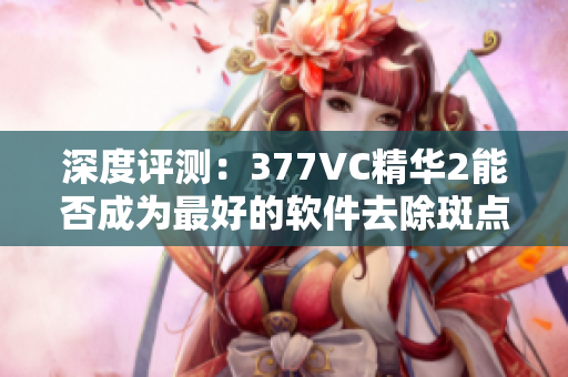 深度評(píng)測(cè)：377VC精華2能否成為最好的軟件去除斑點(diǎn)？