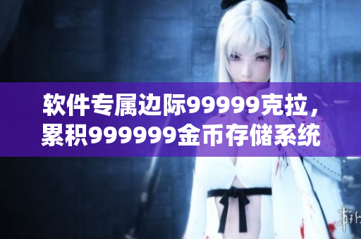 軟件專屬邊際99999克拉，累積999999金幣存儲(chǔ)系統(tǒng)
