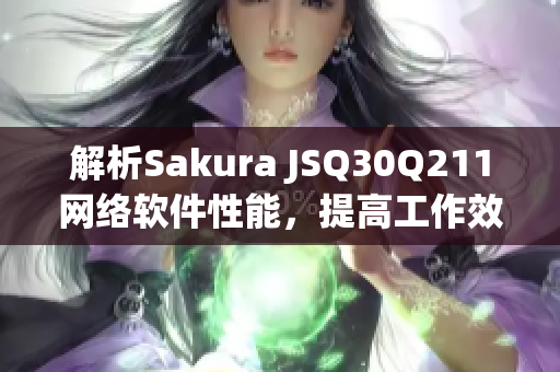 解析Sakura JSQ30Q211網(wǎng)絡(luò)軟件性能，提高工作效率