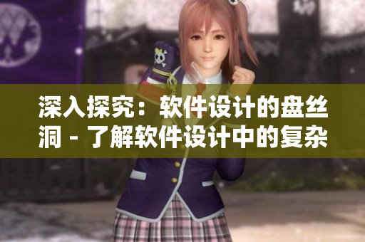 深入探究：軟件設(shè)計(jì)的盤絲洞 - 了解軟件設(shè)計(jì)中的復(fù)雜性和挑戰(zhàn)