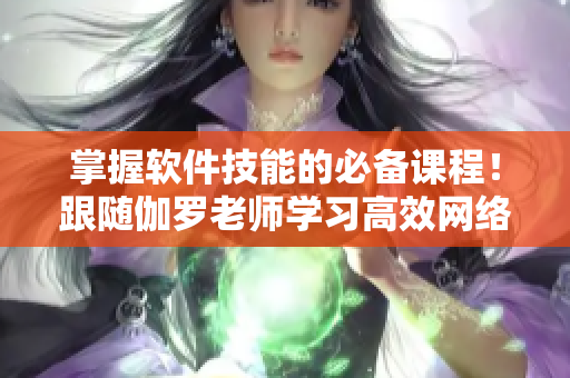 掌握軟件技能的必備課程！跟隨伽羅老師學(xué)習(xí)高效網(wǎng)絡(luò)編程指南