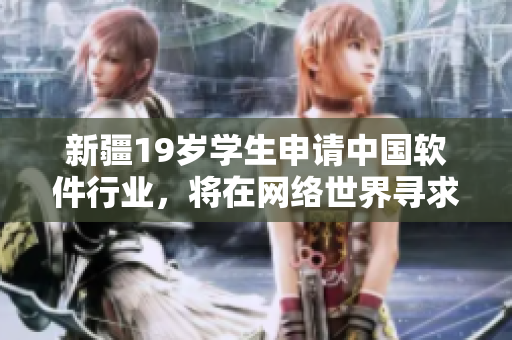 新疆19歲學(xué)生申請(qǐng)中國軟件行業(yè)，將在網(wǎng)絡(luò)世界尋求新生機(jī)、創(chuàng)業(yè)機(jī)遇。
