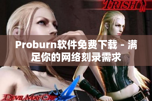 Proburn軟件免費下載 - 滿足你的網(wǎng)絡(luò)刻錄需求