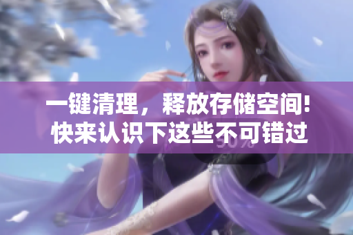 一鍵清理，釋放存儲(chǔ)空間! 快來(lái)認(rèn)識(shí)下這些不可錯(cuò)過(guò)的磁盤(pán)清理軟件