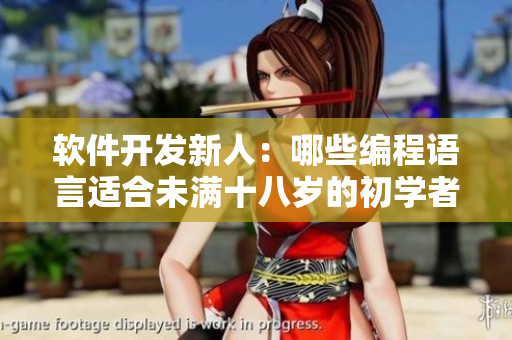 軟件開發(fā)新人：哪些編程語言適合未滿十八歲的初學(xué)者？