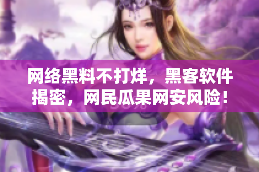 網(wǎng)絡(luò)黑料不打烊，黑客軟件揭密，網(wǎng)民瓜果網(wǎng)安風(fēng)險！