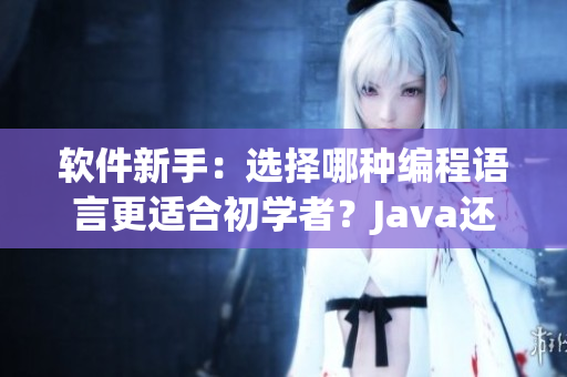 軟件新手：選擇哪種編程語言更適合初學者？Java還是Python？