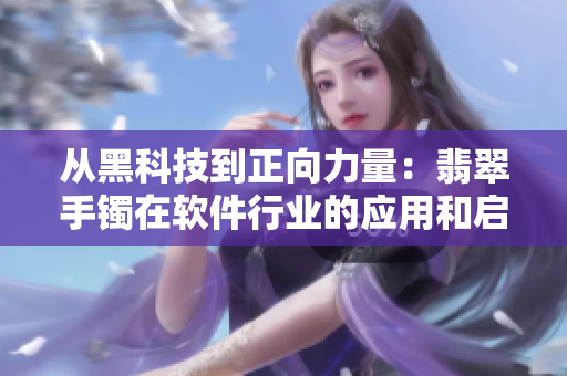 從黑科技到正向力量：翡翠手鐲在軟件行業(yè)的應用和啟示