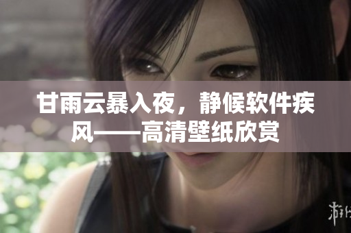 甘雨云暴入夜，靜候軟件疾風(fēng)——高清壁紙欣賞