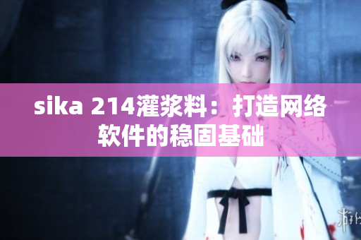 sika 214灌漿料：打造網(wǎng)絡軟件的穩(wěn)固基礎