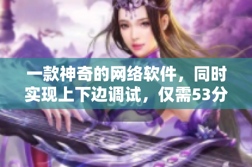 一款神奇的網(wǎng)絡(luò)軟件，同時(shí)實(shí)現(xiàn)上下邊調(diào)試，僅需53分鐘