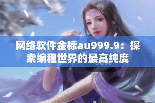 網(wǎng)絡(luò)軟件金標au999.9：探索編程世界的最高純度