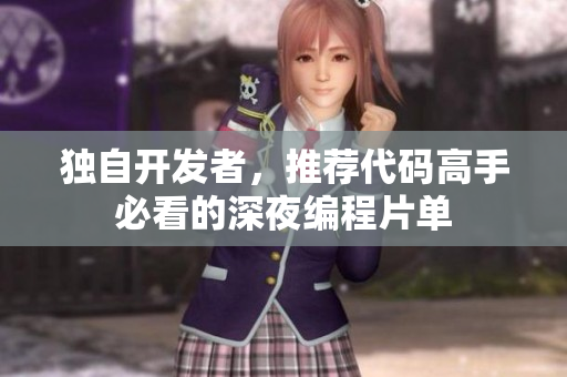 獨自開發(fā)者，推薦代碼高手必看的深夜編程片單