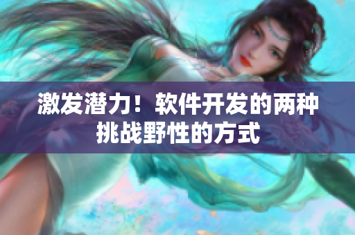 激發(fā)潛力！軟件開發(fā)的兩種挑戰(zhàn)野性的方式