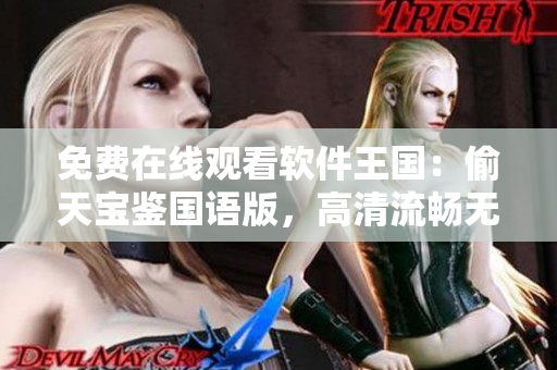 免費在線觀看軟件王國：偷天寶鑒國語版，高清流暢無廣告，立即體驗！
